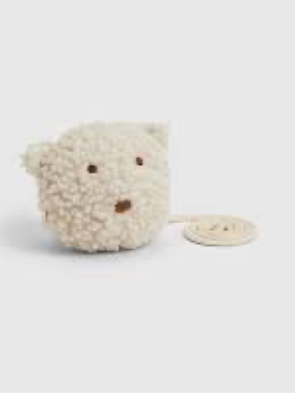 GAP Cream Sherpa Bear Plush Bag